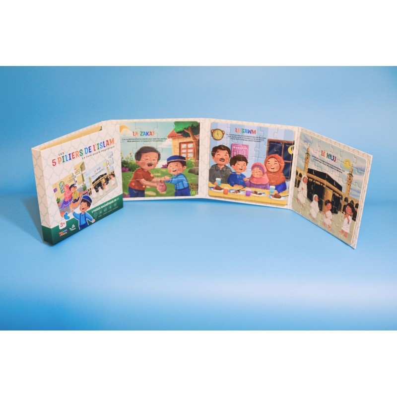 livre 5 piliers islam puzzle magnétique jeux islam