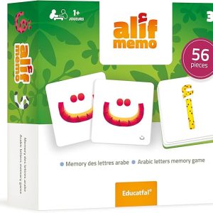 ALIF MEMO Memory des Lettres Arabes - Apprendre l'ARABE