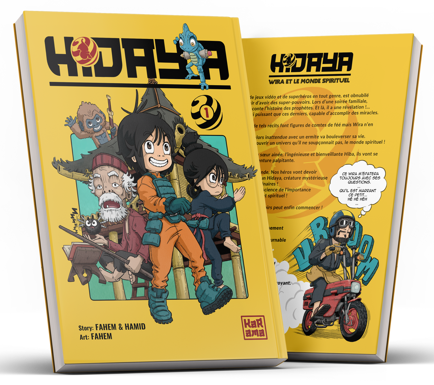 HIDAYA-BOOK-for-hamid manga muslim enfant islam cadeau